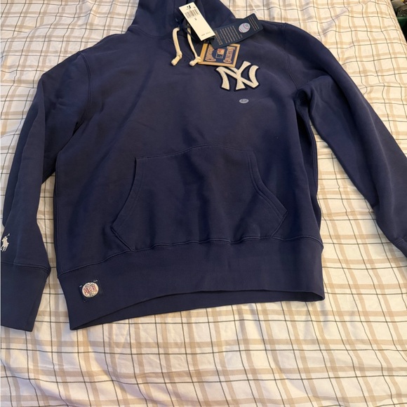 Ralph Lauren Other - Ralph Lauren Navy Cobalt Blue NY Yankees Hoodie